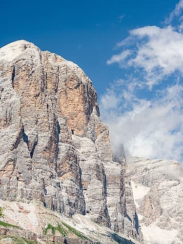 Tofana de Rozes in the Dolomites of Cortina dAmpezzo Art Print